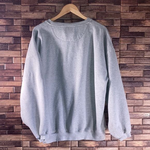 Mens XL Byron Nelson Eleven Straight Heather Gray Crew Neck Sweatshirt - Picture 2 of 9